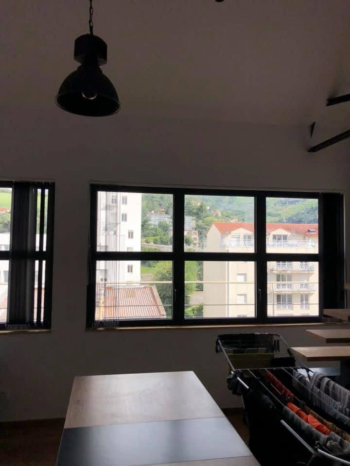 Fenêtre panoramique, aménagement plâtrerie, réalisation Cyborg Bâtiment